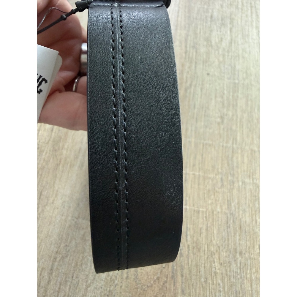 Billabong Mens Dimension Belt Black Double Stitched Matte Buckle ABYAA00225 L - Picture 2 of 5